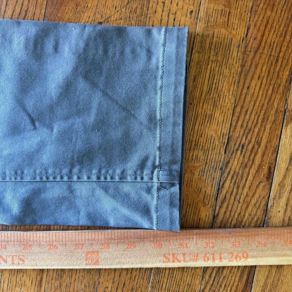 RVCA Mens Gray Flat Front Chino Pants Size 36‎ Casual Office Wear Weekend